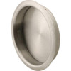 1-. Satin Nickel Plated Closet Door Finger Pull, Pack Of 2