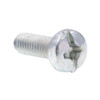 Machine Screws, Pan Hd, Phil/ Slot Com,zinc, Package Of 50