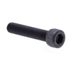 Socket Hd Cap Screws, Hexdr, #10 1 In, Black , Package Of 25