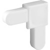 Make 2 Fit Screen Frame Corner , White Plastic, Mobile Home , Package Of 100