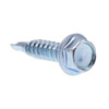 Sheet Metal Screws, Self-Drillin, #8 , Zinc Steel, Package Of 75