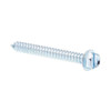 Sheet Metal Screws, Hewash Hd, Slotted Dr, #12 ,zinc, Package Of 25