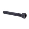 Skt Hd Cap Scws, Hex Dr, #61 In, Blk, Package Of 25
