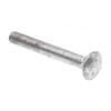 Carriage Bolts, A307 Hot Dip Galv Stl, Package Of 25