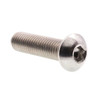 Skt Cap Scws, Btn Hd, Hex Dr, -132 In, Grd 18-8 Ss, Package Of 5
