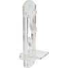 Self-Locking Shelf Support Pegs, 5mm. Pegshelfclear, Package Of 4