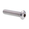 Skt Cap Scws, Btn Hd, Hex Dr, -161, Grd 18-8 Ss, Package Of 5