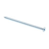 Prime-Line Sheet Metal Screw, Self-Tapping, Flat Head Phillips, 8 X 3 In.