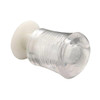 Sliding Wdw Knob, Acrylic, Clear, Package Of 2