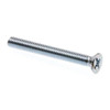 Ms, Flat Hd, Phil Dr, #8-32 X 1- Zc Stl, Package Of 75