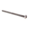 Ms, Pan Hd, Phil Dr, #10-32 X 3 In, Grade 18-8 Ss,package Of 10