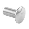 Sentry Unslotted Barrel Nut, #8-32 X Stl Const, Chrm Plated, Package Of 100