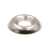 Finishing Washers, Countersunk, #6, Grade 18-8 Ss,package Of 100