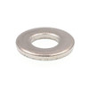 Flat Washers, Sae, #10 X 27/64 In. Od, Grade 18-8 Ss,package Of 100
