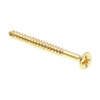 Ws, Flat Hd, Phil Dr, #6 X 1- Solid Brass,package Of 100
