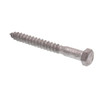 Hex Lag Screws A307 Grade A Hot Dip Galvanized Steel 3/8 X 3-1/2" Package Of 50