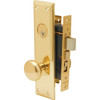 Marks Metro Entry Mortise Lock Right Hand Brass