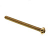 Ms, Rh, Phil/Slot Comb Dr, #8-32 X ., Solid Brass,package Of 100
