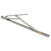 16-1/2 In. Stl 4-Bar Egress Hinge W/ Stop