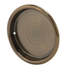 Stamped Stl Aqe Brass By-Pass Sliding Cst Dr Pull Hdl, Package Of 2