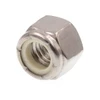 Nylon Insert Lock Nuts, 3/8 In-16, Grd 18-8 Ss, Package Of 10