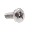 Machine Screws , Metric , Pan/Phil Dr , A2-70 Ss , M2.5-0.45 X 5mm Package Of 10