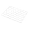 Wt Screw Hole Covers, Self-Adhesive, Textured, Plast, 53 Per Sheet