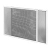 Window Screen, 20-1/8in To 37-3/16in X 18-3/16in Height, Alum, Wt