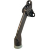 Sentry Dr Holder, 4in Drop Down, Zinc , Brz , Black Rubber Tip