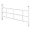 H14755defender Sec Fixed Window Guard, Stl, Wt, 3-Bar, Non-Egress