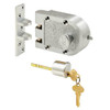 Segal Db, Solid Bronze Alloy, Brushed Chrm, Flat Srk, Sgl Cylinder