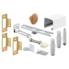 Slide-Co Bi-Fold Closet Dr Track Kit, 36in Open, Roll-Form Stl Trk, Wt ,2-Panel