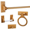 Design House Dalton 4-Piece Bathroom Kit, Honey Oak Finish