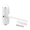 Safety Spg Dr Closer, 4-1/4in, Constrt, Wt, Non-Ed