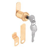 Defender Sec 13/16in, Stl, Brass , Key Drawer And Cabinet Cam Lk