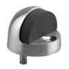 Sentry Dr Stop, 1-5/16in, Cast Brass, Brushed Chrm , Floor Mt.