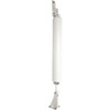 Pneumatic Dr Closer, 10-1/2in, Wt Color, Adjust, Hd