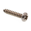 Sheet Metal Screws, #6 X 3/4in, Gr 18-8 Ss, Package Of 25