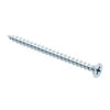 Sheet Metal Screws,#8 X 2-1/2in, Zc Steel, Package Of 100