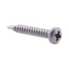 Sheet Metal Screws, #6 X 1in, 410 Ss, Package Of 50