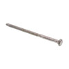 Hex Lag Screws, 1/4in X 5in, A307 Galv Steel, Package Of 15