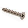Sheet Metal Screws,#10 X 1-1/4in, Gr 18-8 Ss, Package Of 100