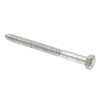 Hex Lag Screws, 5/8in X 8in, A307 Galv Steel, Package Of 10