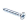 Sheet Metal Screws,#12 X 1-1/2in, Zc Steel, Package Of 100