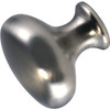 Design House Mushroom Cabinet Knob Satin Nickel, Package Of 5