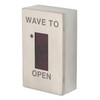 Locknetics Security Wave-To-Open Actuator, Single Gang Surface Box, Satin Chrome