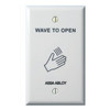 Securitron Wave-To-Open Touchless Actuator, Single Gang, White Plate