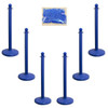 Mr. Chain Blue Medium Duty Stanchion And Chain Kit