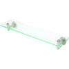 Gatco Latitude Ii Satin Nickel Glass Shelf