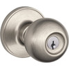 Schlage J Series Corona Entry Knob, Satin Nickel